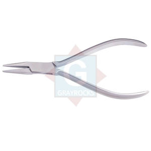 Pince à bec plat orthodontique manuelle de haute qualité certifiée CE en acier inoxydable pour appareils dentaires et orthodontiques - Product Image 5