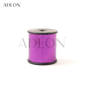 Broderie personnalisée d'approvisionnement d'usine pour le cône de fil métallique d'or de fibre métallique de type M de fil de Lurex pour le tissage de tricotage - Product Image 5