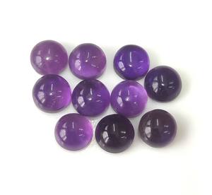 พลอยแอมะทิสต์ธรรมชาติคุณภาพสูงทรงหลังแบน ขนาด 2 มม.-40 มม. ทำมือ สำหรับทำเครื่องประดับ ราคาขายส่ง มีหลายสี - Product Image 6