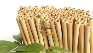 Pailles en bambou biodégradables Logo personnalisé Pailles à boire écologiques de 8mm de diamètre pour le camping et le bar du Vietnam - Product Image 4