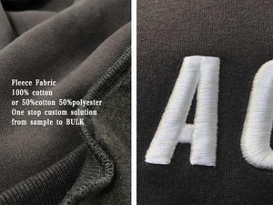 Ropa de hombre de alta calidad directa de fábrica 360gsm Heavyweight 100% Cotton Fleece Blank Pullover Hoodie - Product Image 4