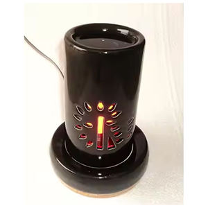 ABK IMPEX Indian Supplier's Premium Quality Eco-Friendly Hand-made Solid Color Ceramic <b>Oil</b> <b>Burner</b> for Home Decor Incense - Product Image 3