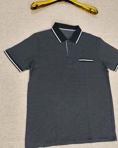 Best Selling 100% Cotton <b>Long</b> <b>Sleeve</b> for Polo <b>T</b>-<b>Shirt</b> for Kids Solid Pattern <b>Stripe</b> Collar Casual Canvas Design - Product Image 6