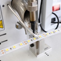 Machine à souder semi-automatique ZHONGTU ZT-DHJ030, station de soudage sans plomb pour l'assemblage de fils de bande LED sur circuits imprimés