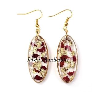 2022 Vintage Style acrylique résine plastique artisanat mignon bonbons coloré goutte boucles d'oreilles grand ovale Javed balancent mode boucles d'oreilles - Product Image 5