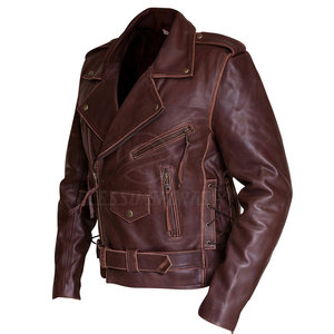 New Arrival High Quality Leather Made Motorbike Men Jacket Low MOQ Men Motorbike Jacket Made In Pakistan - Product Image 2