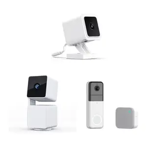 WYZE Cam v3，带彩色夜视和Cam Pan v3室内/室外wi-fi智能家居安全摄像头无线门铃