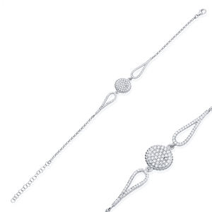 Design <b>Charm</b> <b>Bracelet</b> Shiny Zircon Stone Shape Turkish Handmade Gold Plated 925 Sterling <b>Silver</b> Jewelry for Women Party Occasion - Product Image 2