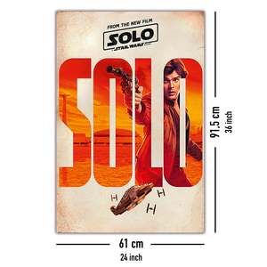 Solo a Star Wars Story Teaser, Arte Mural de Diseño Moderno Hecho de Papel - Product Image 5