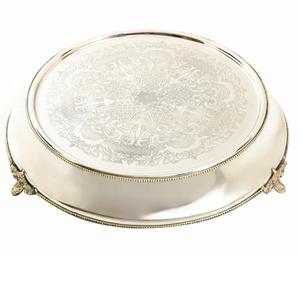 Vajilla de hotel para el hogar, soporte para pastel con polvo blanco de frutas, soporte con acabado dorado, vajilla, servidor para pastel, soporte de 3 niveles para el hogar - Product Image 5