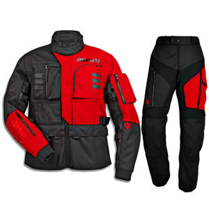 Combinaison de tourisme Ducati Strada C5 Adventure JENNIFEN SPORTS pour hommes adultes, en velours côtelé d'hiver, 300 grammes, coupe-vent, respirante, manches longues - Product Image 6