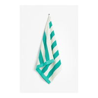 Luxury Oversized 100% Cotton Beach Towels 100x200cm 620GSM GOTS Certified Durable Sand Proof Soft Washable For Poolside Relax