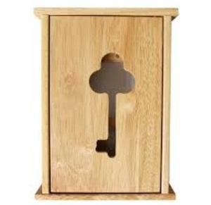 จดหมายไม้ตกแต่งและผู้ถือกุญแจติดผนัง/สไตล์ยุโรปชนิดที่มีผู้ถือกุญแจ/ชนบทสีเทาจัดเก็บเอกสารผู้ถือ - Product Image 3