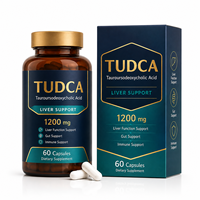 Capsules TUDCA 1200mg Soutien Hépatique Avancé avec Chardon-Marie Complément Détox Marque Blanche Acide Tauroursodésoxycholique