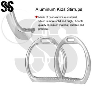 Estribos de Salto de Aluminio Anodizado de Grado de Competición, Máximo Agarre, Placa Ancha, Rendimiento Ecuestre, Colores y Tamaños Personalizados - Product Image 2