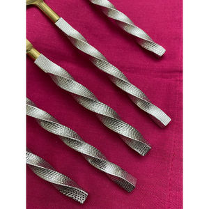 ชุดเครื่องใช้บนโต๊ะอาหารสีทองแบบทำด้วยมือสไตล์อิตาเลียนพร้อมด้ามจับขัดเงาสีเงินชุดช้อนที่ใช้บนโต๊ะอาหารสำหรับงานปาร์ตี้ - Product Image 5