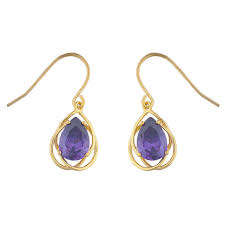 Nouvelles boucles d'oreilles tendance vintage en argent sterling 925, forme de pyramide, faites à la main, avec pierre de cristal de 8 mm, pendentif, paire, certifiées IGI, vente en gros - Product Image 4