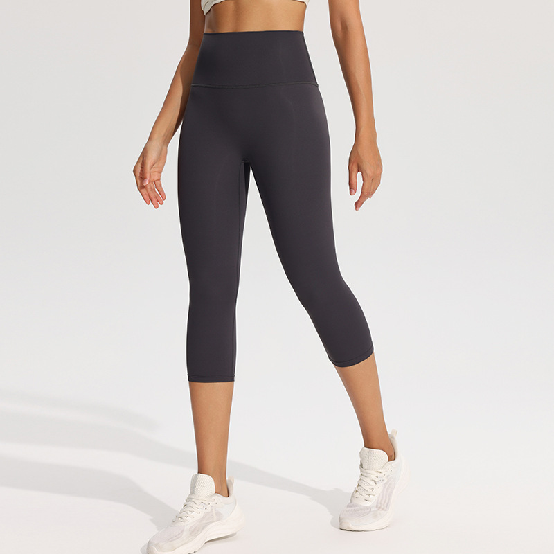 Wholesale New Custom Design Align Summer Nude No Embarrassment No Trace Gym Sport Fitness Cropped Pants Yoga Leggings for Women