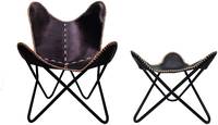 Chaise papillon indienne en cuir de qualité supérieure Chaises décoratives faites à la main Chaise papillon pliante avec siège confortable en cuir