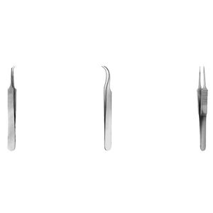 Pinzas de Joyero Profesionales, Pinzas de Amarre Tipo Joyero de 10.5cm, Instrumentos Oftalmológicos con Etiqueta Privada Personalizada - Product Image 1