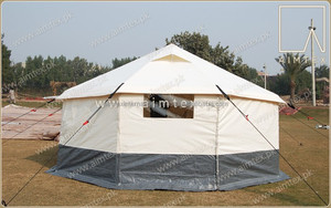 Venta al por mayor 2024, tienda de refugio rápido, tienda de socorro ligera, tienda de campaña para refugiados, lona, poliéster, polialgodón, Impresión de logotipo y marca - Product Image 2