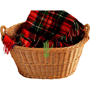 Handmade Rectangle Rattan Storage <b>Basket</b> Decorative Organizers for Kitchen & Food Vegetable Organization - Product Image 5