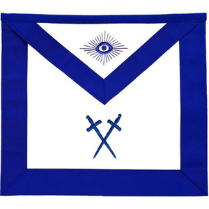 Freemasons English Provincial District Masonic Regalia Set Undress Delantal Collar - Product Image 4