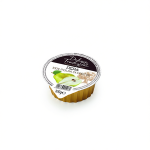 Délices Traditionnels Da Futura Spa, Pulpe de fruits 100% poire conservée dans le sirop, 100g x 18 pièces, Fruits en conserve réfrigérés, Fabriqué en Italie - Product Image 2