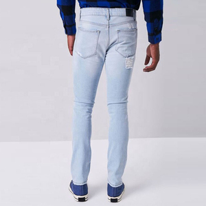 <b>Men</b> <b>Jeans</b> Pants Slim Fit Distressed <b>Jeans</b> Denim Trousers <b>Men</b> <b>Ripped</b> <b>Jeans</b> OEM Design Service Wholesale Rate Cheap Price - Product Image 2