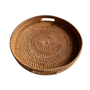 ถาดเสิร์ฟทรงหวายวินเทจสำหรับใช้ในโรงแรมร้านอาหาร วัสดุเป็นมิตรกับสิ่งแวดล้อม ผลิตในเวียดนาม ยี่ห้อ Cenvinex รับสั่งทำตามแบบ - Product Image 4