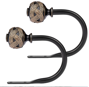 Retenue de rideau en métal design tulipe argentée accessoire de décoration intérieure élégant pour les fenêtres élégantes disponibles au prix de gros - Product Image 3