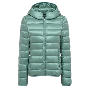 Veste bomber matelassée en coton et nylon imperméable et coupe-vent pour femmes en gros, design élégant et respirant pour l'hiver - Product Image 3