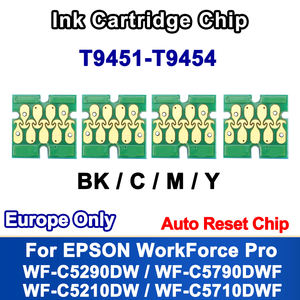 Europe Date T9451 T9452 T9453 T9454 Cartouche D'encre ARC Puce pour Epson WorkForce Pro <span class=keywords><strong>WF</strong></span>- C5790 <span class=keywords><strong>WF</strong></span>-C5710 <span class=keywords><strong>WF</strong></span>-C5290 <span class=keywords><strong>WF</strong></span>-C5210 - Product Image 2
