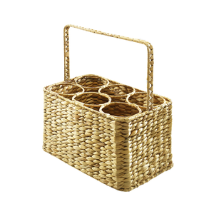 Porta Botellas de Jacinto de Agua Tejido a Mano al por Mayor, Paquete de 6, Bolsa Porta Botellas para Cafetería, Restaurante, Hogar, Fiesta, desde Vietnam - Product Image 1