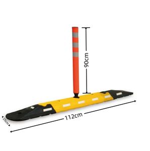 オーストラリア規格拡張型スプリングバックパネル<span class=keywords><strong>PU</strong></span>フレキシブルポストレーンデリニエーターレーンディバイダーレーンセパレーター - Product Image 1