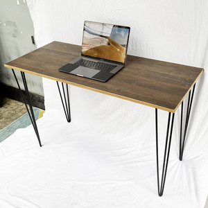 Modern <b>Computer</b> <b>Desk</b> with Hairpin Legs 120x50cm Plywood SPD68164 - Product Image 4