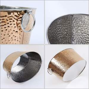 Cubos de hielo grandes de 13L, bañeras de bebidas de acero inoxidable para fiestas familiares y de negocios - Product Image 6