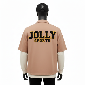 Camiseta 100% algodón para hombre, corte holgado, estampada, de doble capa, manga larga, estilo nuevo, camiseta de doble manga personalizada. - Product Image 2