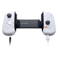 Control Inalámbrico Backbone One para Edición con Soporte para Teléfono USB-C Blanco - Compatible con PC, iOS y Móviles, Gamepad KBK BND001