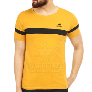 Camiseta de Diseño Moderno en Color Sólido para Hombre, Secado Rápido, Duradera, 100% Algodón, para Uso en Exteriores - Product Image 1