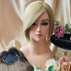 เครื่องทำผมแบบเรีมี่ทำจากเวียดนามทอปปิ้งหนังกำพร้าแบบเต็มสองสี - Product Image 1