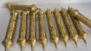 Custom Engraved Brass Scroll Tubes Vintage Metal <b>Certificate</b> Holders Luxury Brass Scroll Tubes with Custom Engraving - Product Image 2