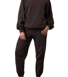 Fabricación de alta calidad, ropa deportiva de algodón al por mayor para mujer, Pantalones anchos de acampanados Yoga, pantalones de tela transpirable para mujer - Product Image 1