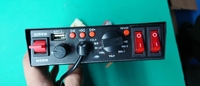 C- Araba Siren Kornası 8 Ohm Siren Araç Hoparlörü El Tipi Mikrofonlu Amplifikatör 12-24 Volt 300W MP3 Siren