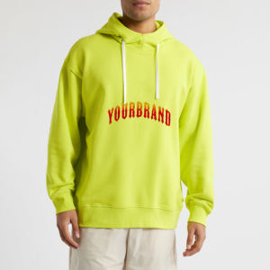 Pull d'hiver avec logo brodé et bouffant 3D personnalisé de la meilleure qualité Sweat à capuche surdimensionné pour hommes Respirant de qualité supérieure - Product Image 1