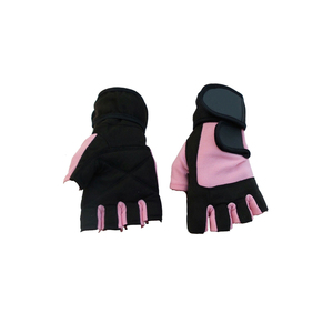 Guantes de levantamiento de pesas Acolchados transpirables de primera calidad, muñequera con agarre en La Palma, correas ajustables para los amantes del entrenamiento en el gimnasio - Product Image 6