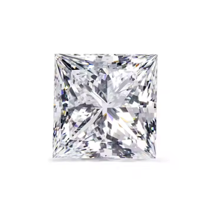 Elegante IGI Certified VVS1 Clarity F Color Princess Cut Lab Grown Diamond Anillo de lujo y pendiente Colgante Piedra ética - Product Image 2