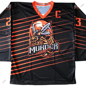 Premium Custom Sublimated Inline Hockey Jersey | Eco-Friendly Quick Dry <b>Ice</b> Hockey Uniforms Embroidery | 100% Polyester - Product Image 6