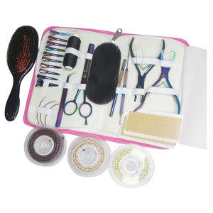 Kit de accesorios para extensiones de cabello 2025, abridor de eliminación de microlinks, tijera de bucle, Clips multiforma, cuentas, herramientas para extensiones de cabello - Product Image 5