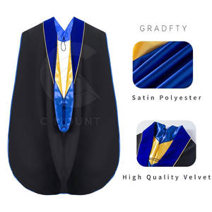 Toga de Graduación Universitaria Personalizable para Estudiantes y Personal, Vestimenta Académica Universitaria de Alta Calidad con Birrete y Borla - Product Image 5